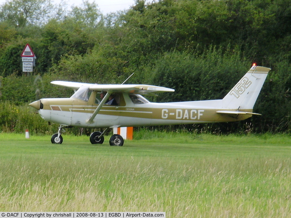 G-DACF, 1978 Cessna 152 C/N 152-81724, Derby Aero Club, Previous ID: G-BURY