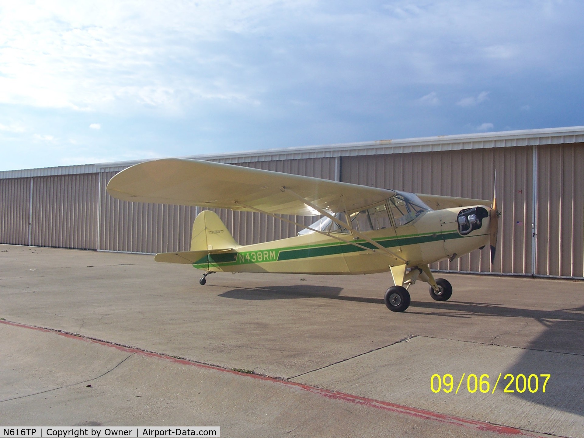 N616TP, Taylorcraft L-2B C/N 0-4449, Before the repainting