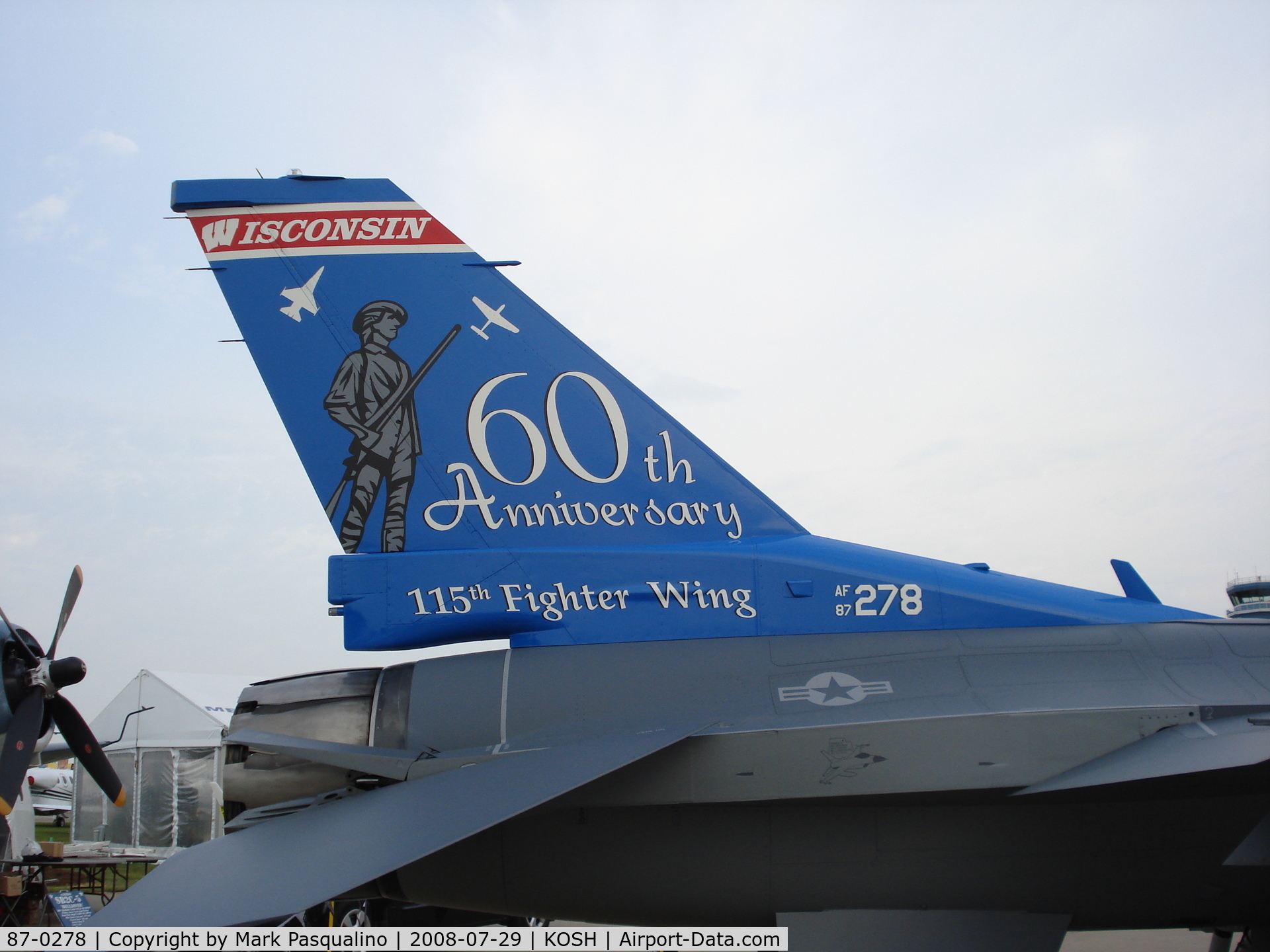 87-0278, General Dynamics F-16C Fighting Falcon C/N 5C-539, F-16C