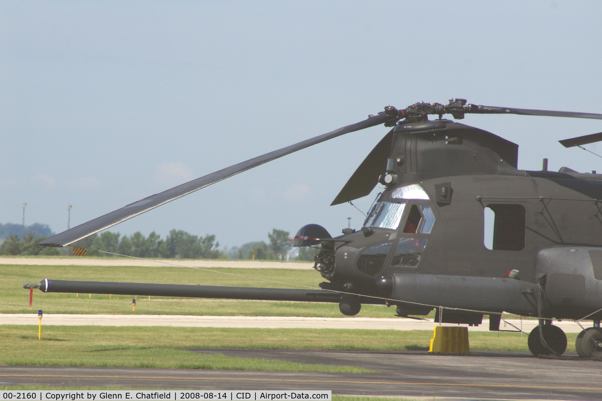 00-2160, 2000 Boeing MH-47G Chinook C/N M.3726, Taken from a parking lot