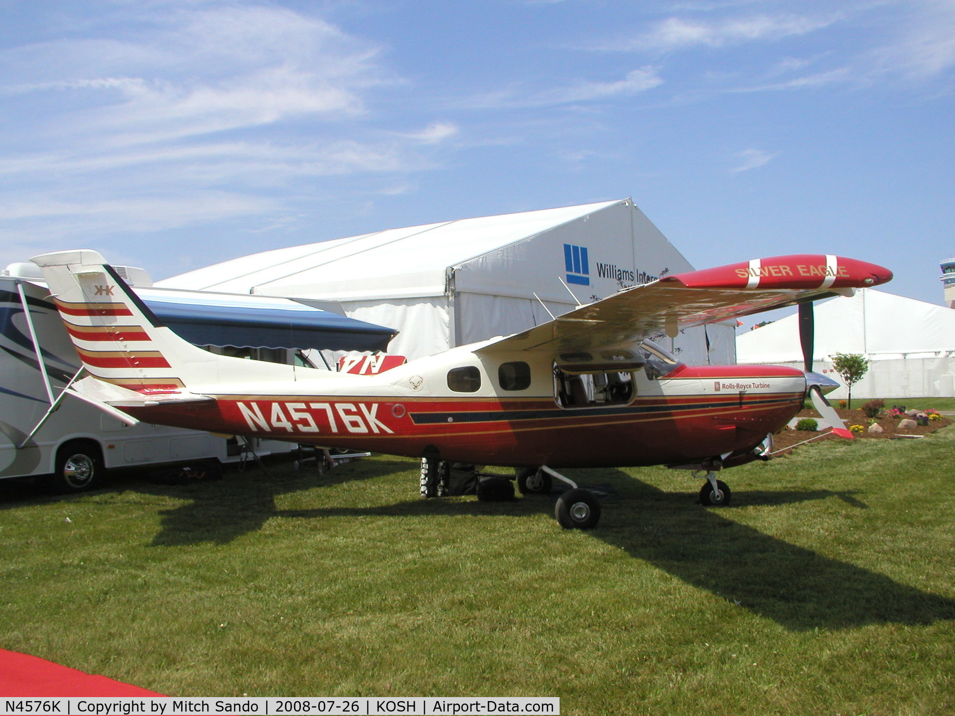 N4576K, 1979 Cessna P210N Pressurised Centurion C/N P21000222, EAA AirVenture 2008.