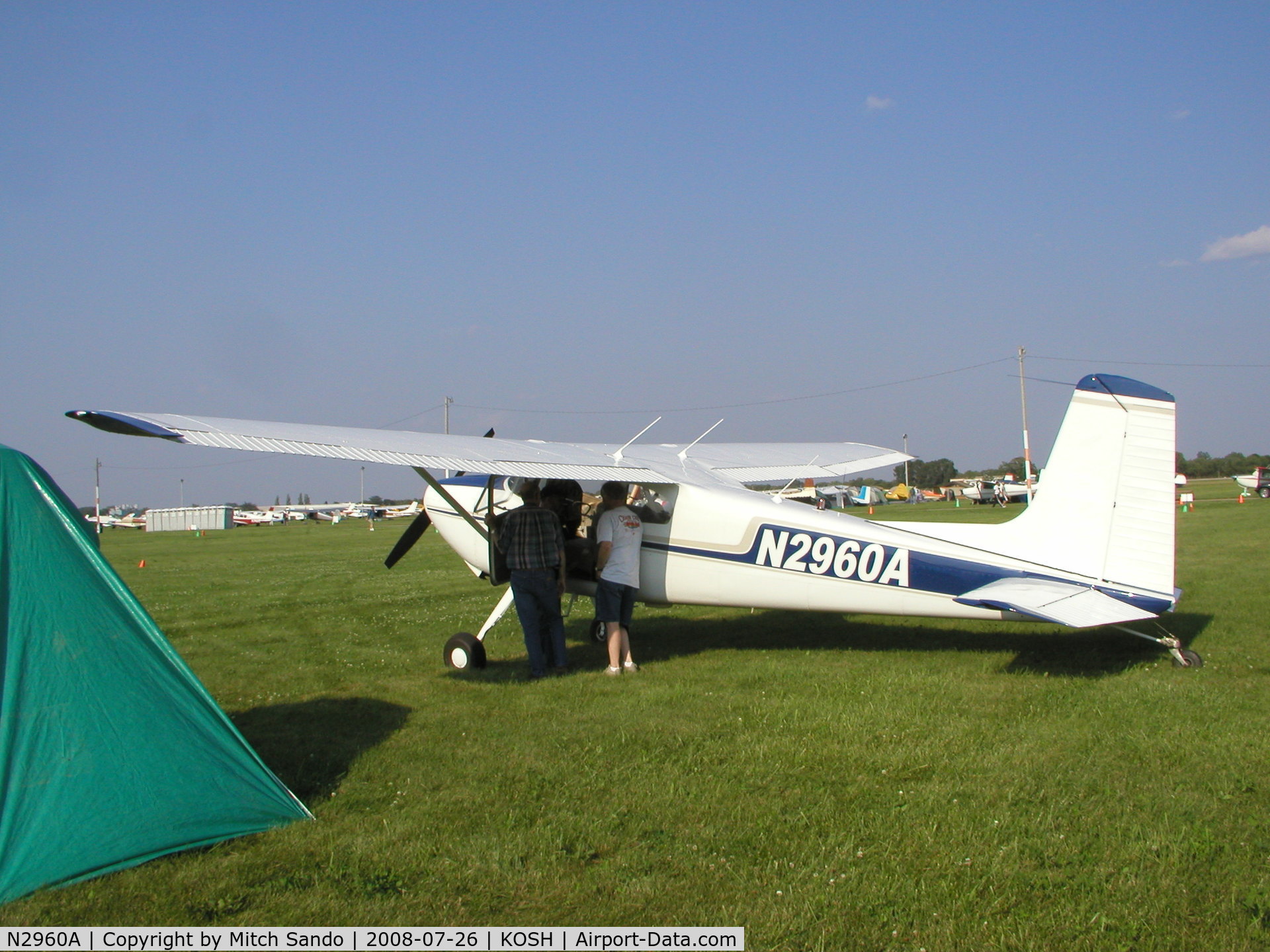 N2960A, 1953 Cessna 180 C/N 30160, EAA AirVenture 2008.