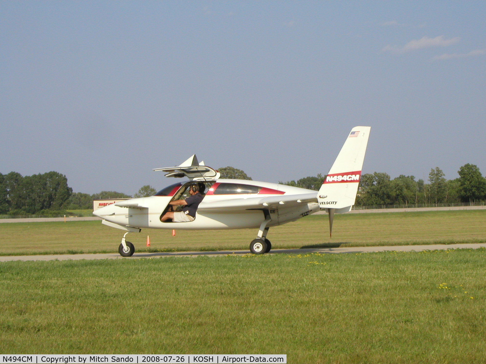 N494CM, 2000 Velocity Velocity XL RG C/N 001 (N494CM), EAA AirVenture 2008.