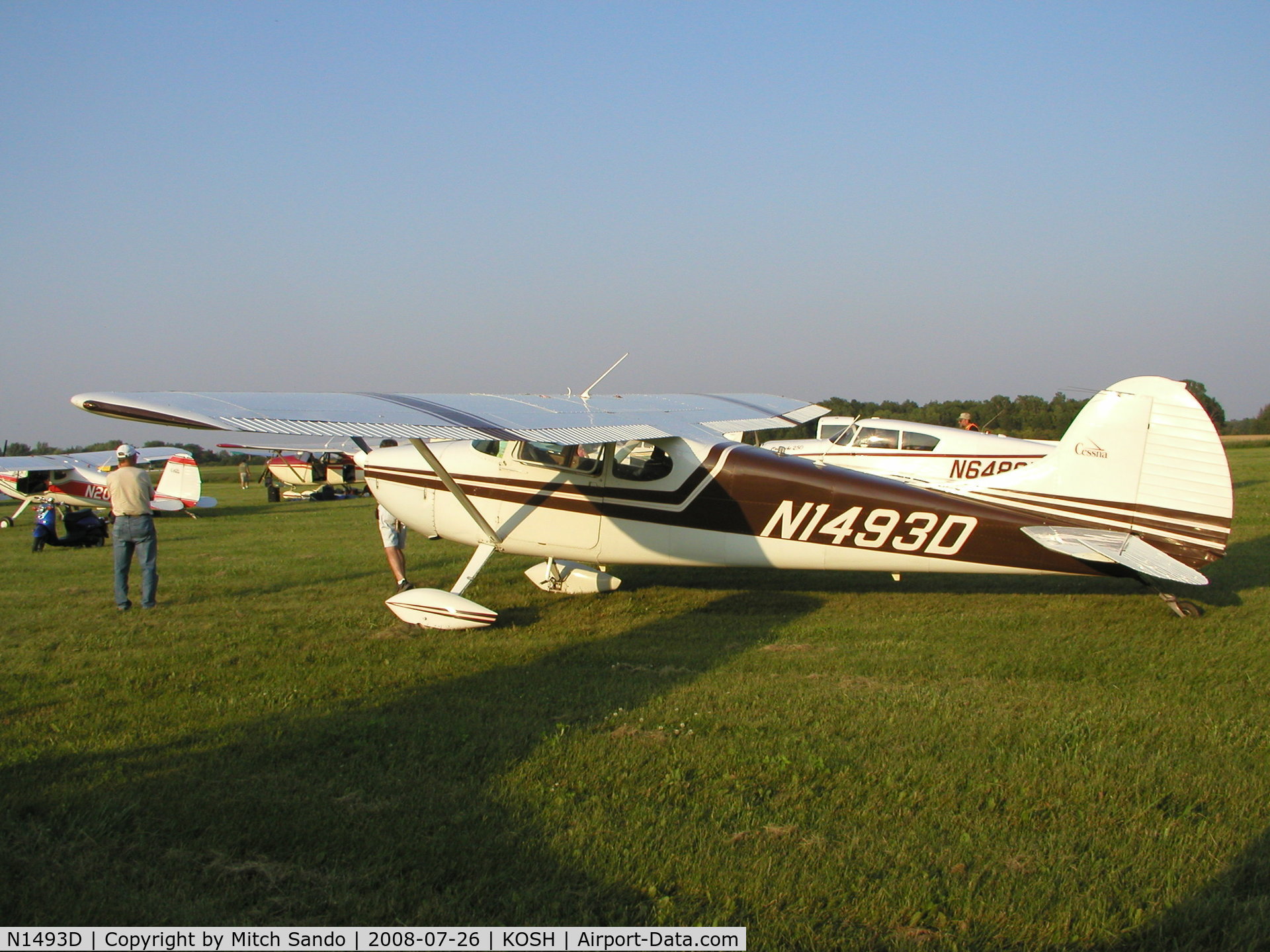 N1493D, 1951 Cessna 170A C/N 20095, EAA AirVenture 2008.