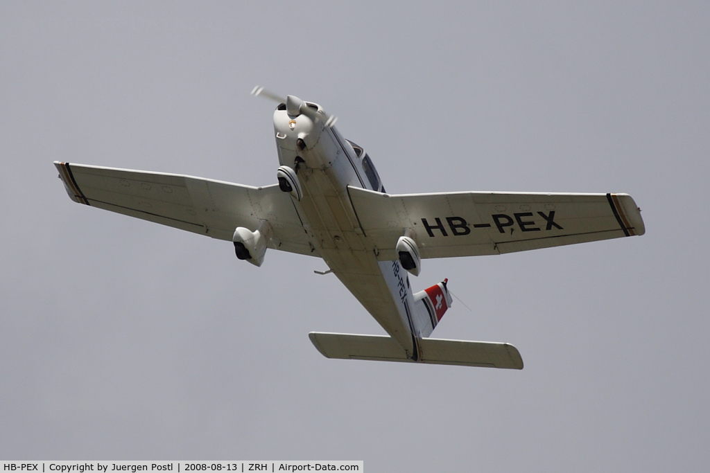 HB-PEX, 1980 Piper PA-28-161 C/N 28-8016295, Motorfluggruppe Zürich Piper PA-28-161 Warrior II