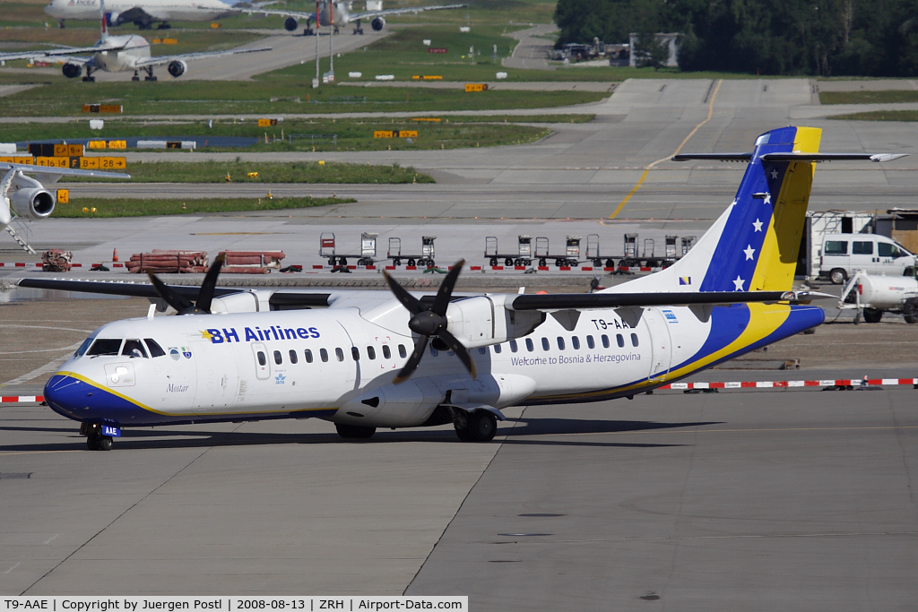 T9-AAE, 1995 ATR 72-212A C/N 465, ATR 72-212