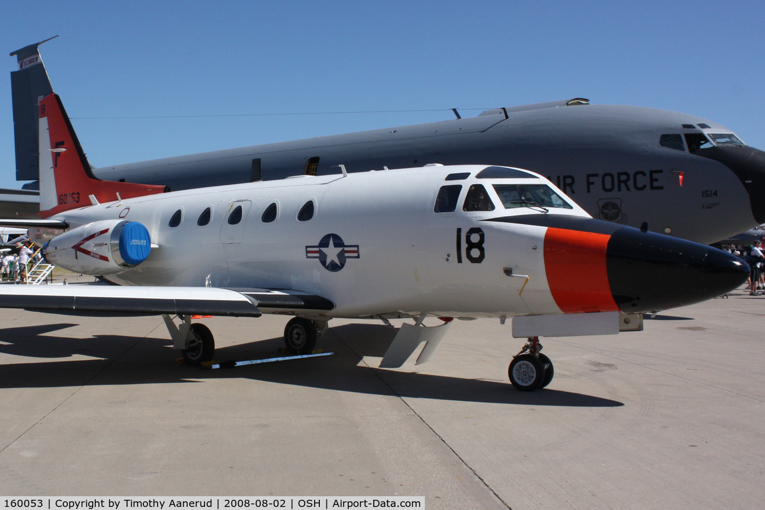 160053, North American Rockwell CT-39G (N-265) Sabreliner C/N 306-104, EAA AirVenture 2008