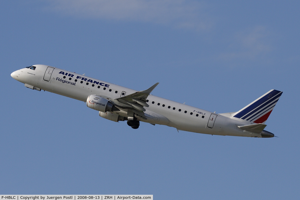 F-HBLC, 2007 Embraer 190AR (ERJ-190-100IGW) C/N 19000080, Embraer ERJ190-100LR 190LR