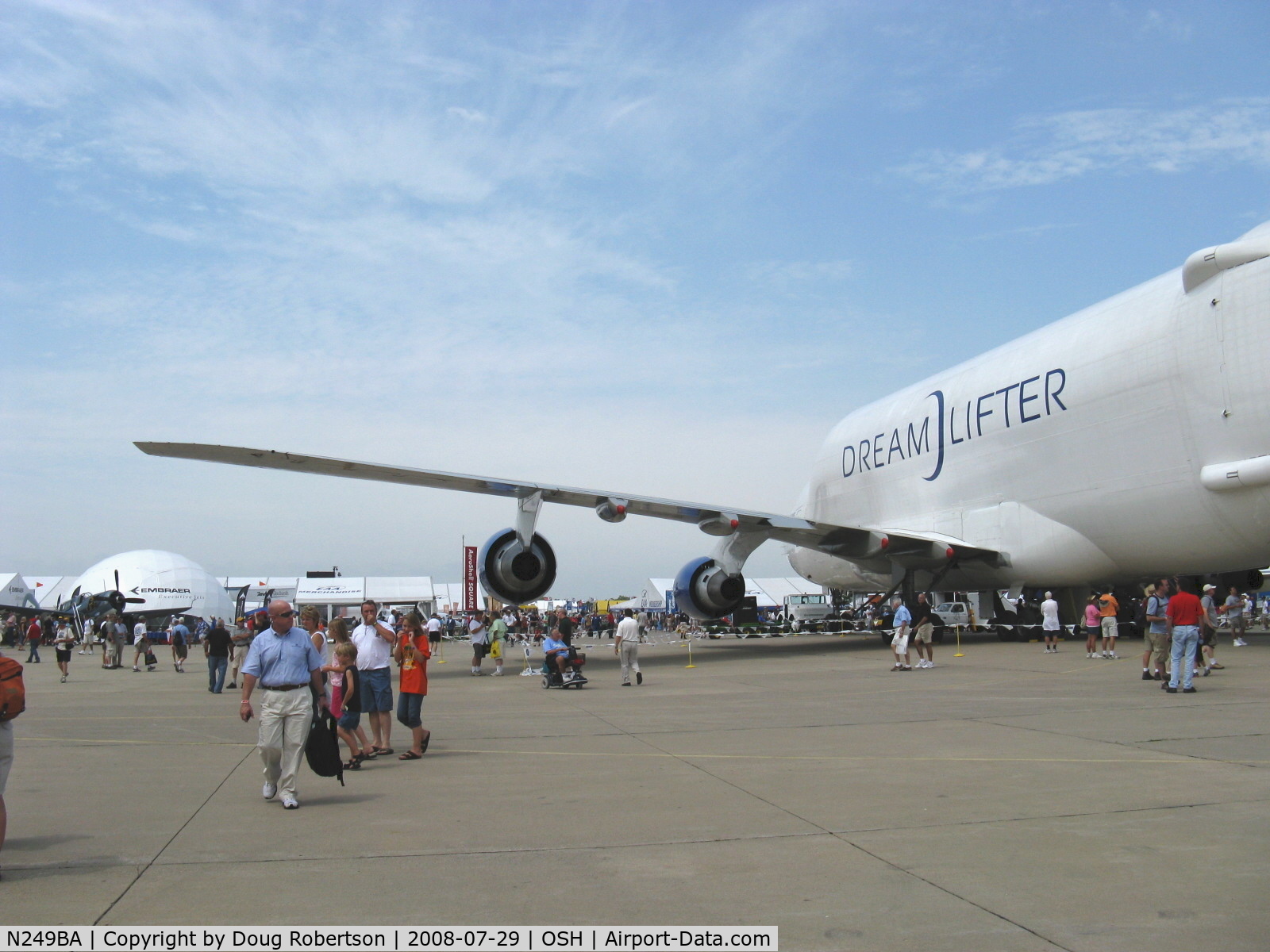 N249BA, 1989 Boeing 747-409LCF C/N 24309, Boeing 747-409 DREAMLIFTER, four Turbofans