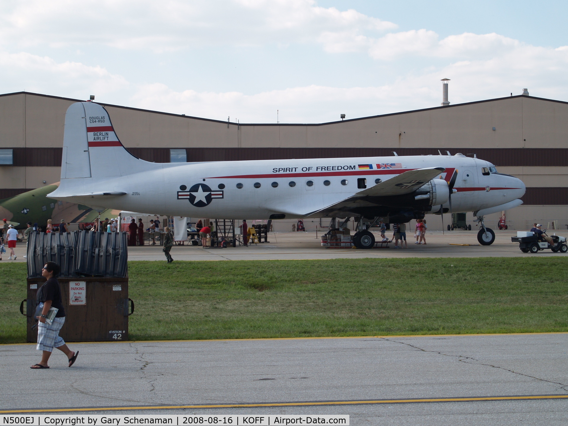 N500EJ, 1945 Douglas C-54E Skymaster (DC-4A) C/N DO316, C54-R5D BERLIN AIRLIFT AT OFFUTT AFB