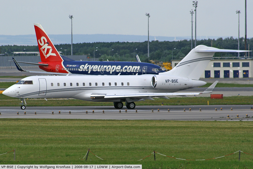 VP-BSE, Bombardier BD-700-1A10 Global Express C/N 9028, funny Registration!