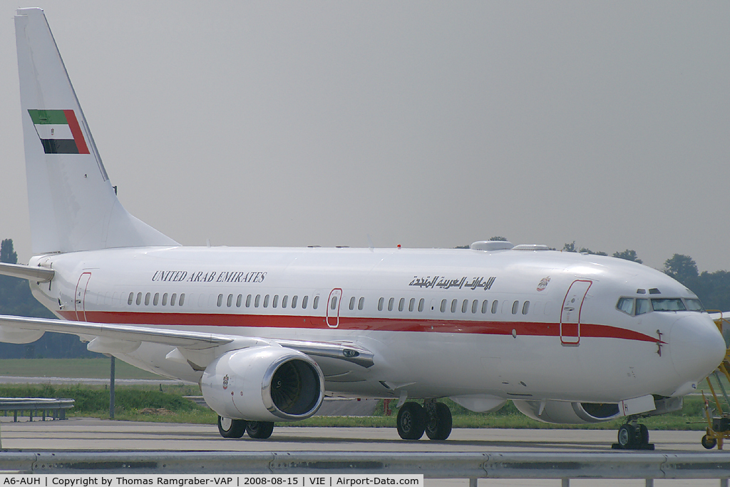 A6-AUH, 2002 Boeing 737-8EX BBJ2 C/N 33473, UAE - Royal Flight Boeing 737-800