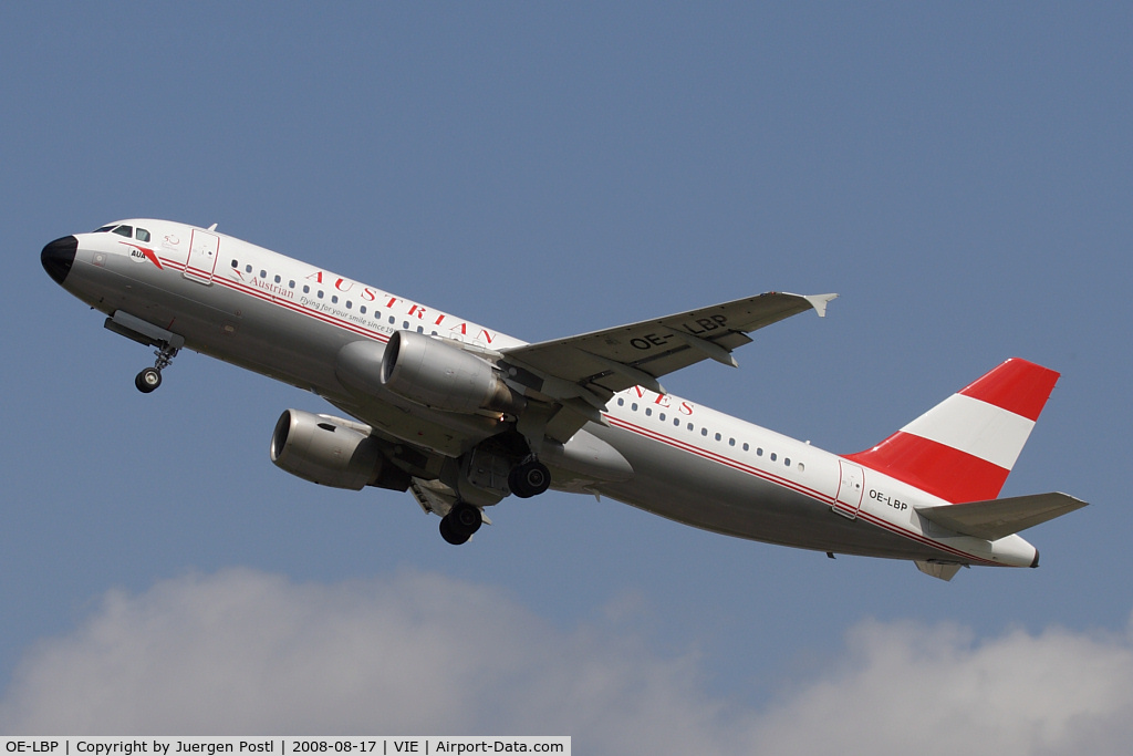 OE-LBP, 1998 Airbus A320-214 C/N 797, Airbus A320-214