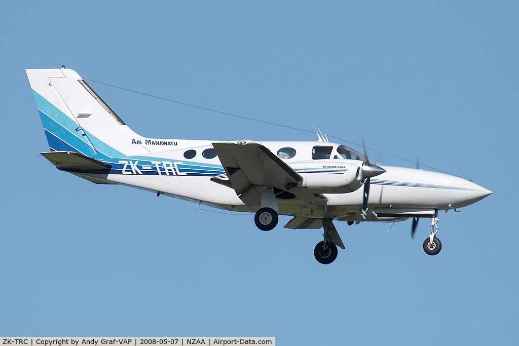 ZK-TRC, Cessna 421C Golden Eagle C/N 421C0688, Air Manawatu C421