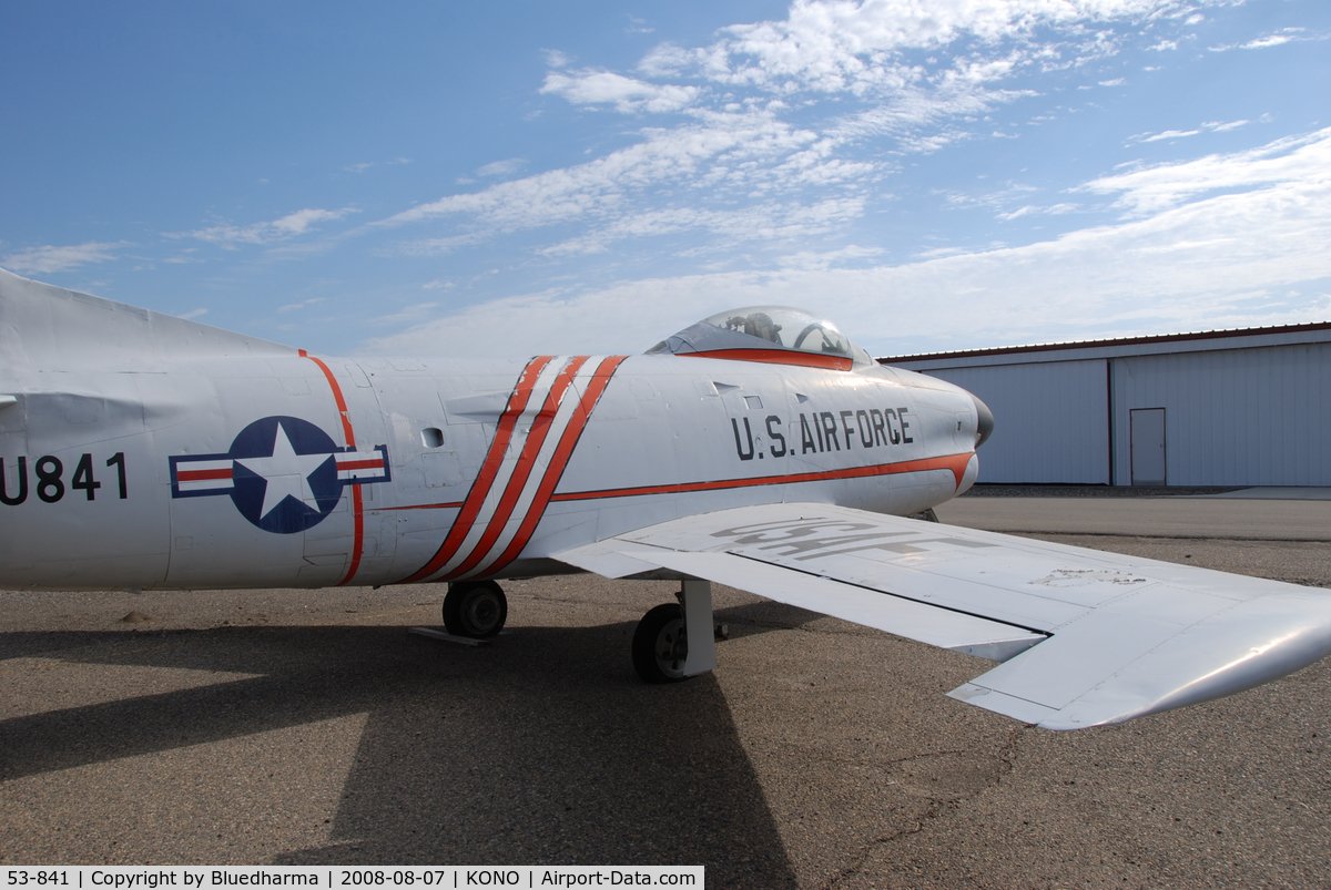 53-841, 1955 North American F-86D Sabre C/N 201-285, Sabre Parked at Ontario Airport. Part of the Merle Maine collection