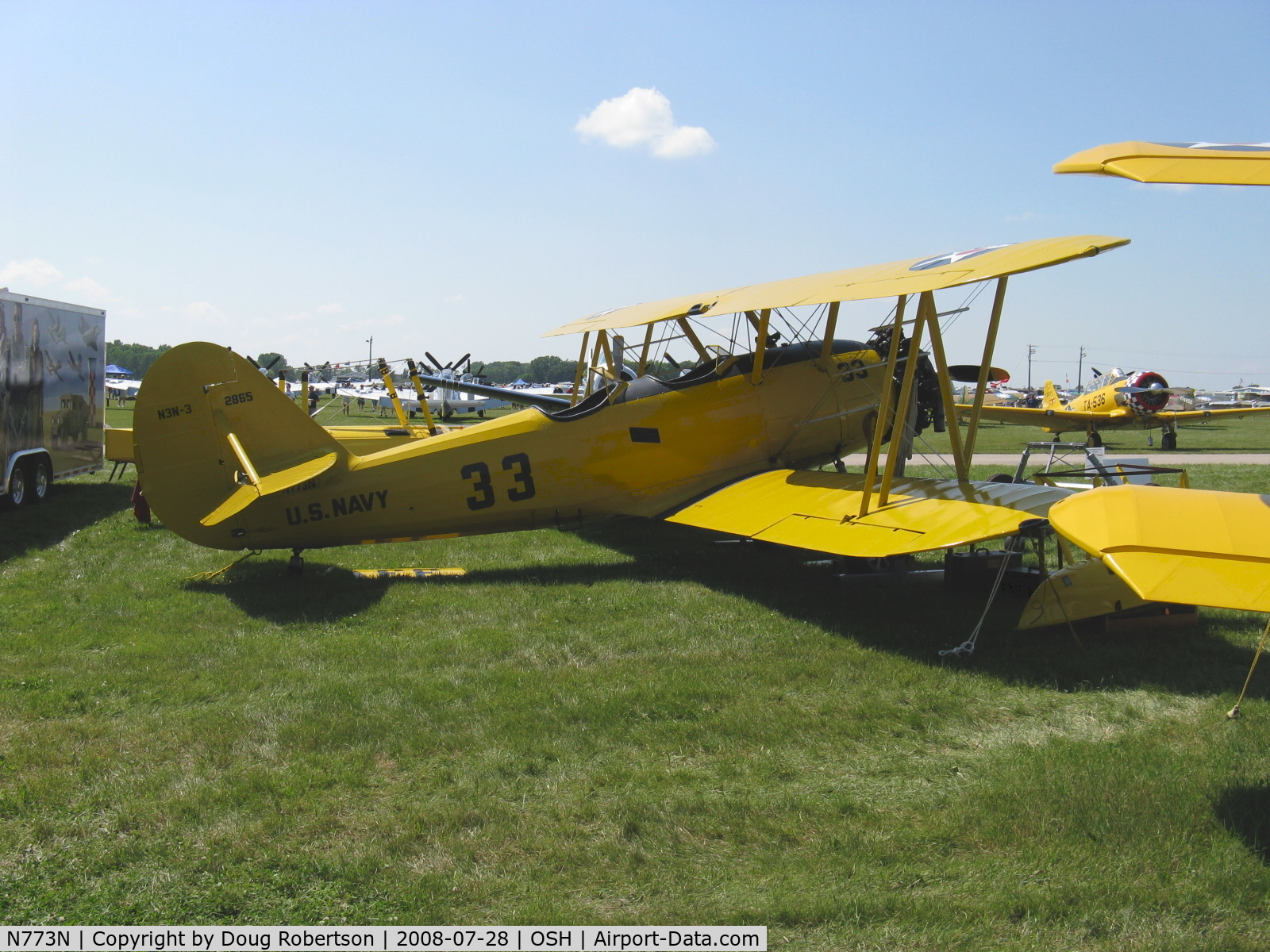 N773N, 1941 Naval Aircraft Factory N3N-3 C/N 2865, 1941 Naval Aircraft Factory N3N-3 'Yellow Peril', Wright radial 235 Hp