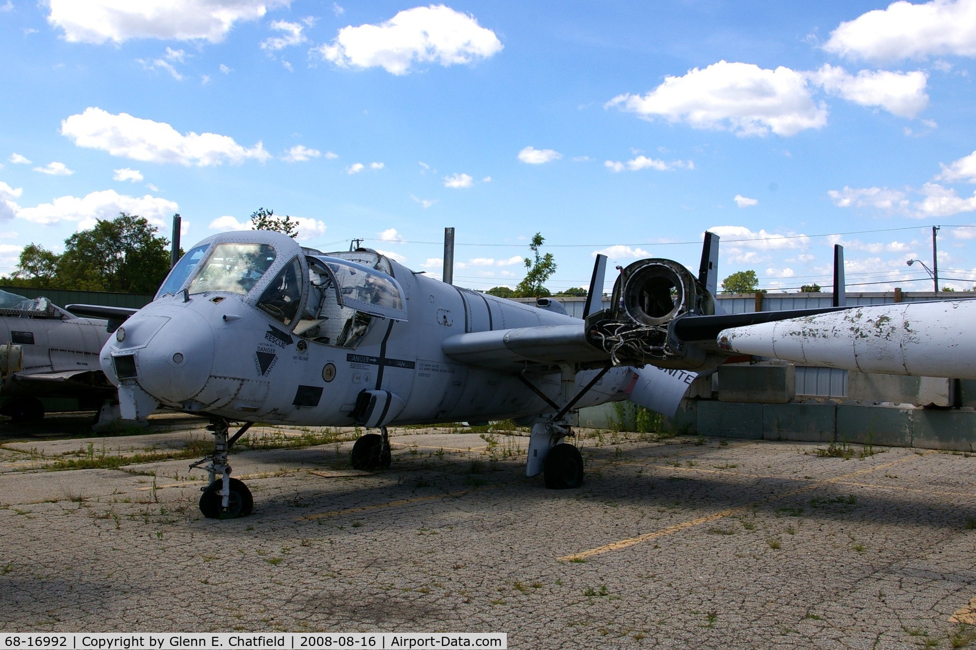 68-16992, 1968 Grumman OV-1D Mohawk C/N 62D, Now at the Russell Military Museum, Russell, IL