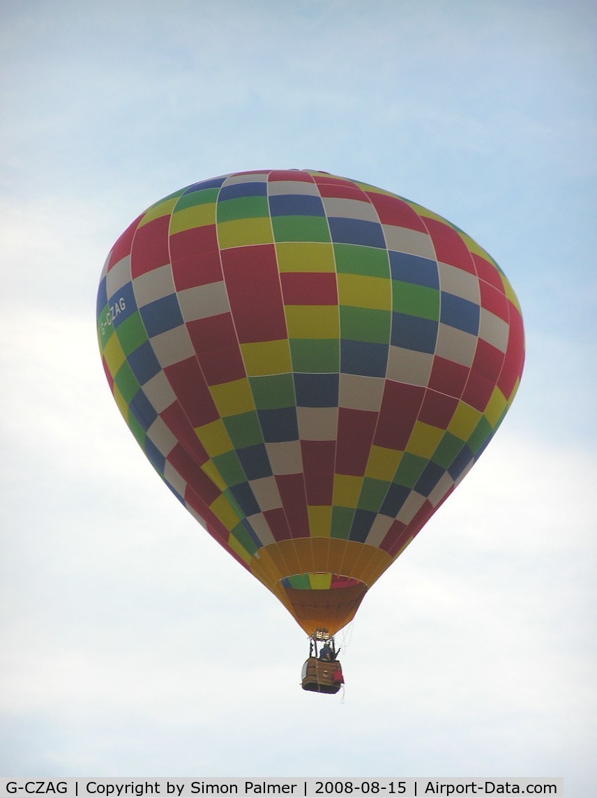 G-CZAG, 1999 Sky Balloons Ltd SKY 90-24 C/N 171, Sky 90-24 balloon at Northampton Balloon festival