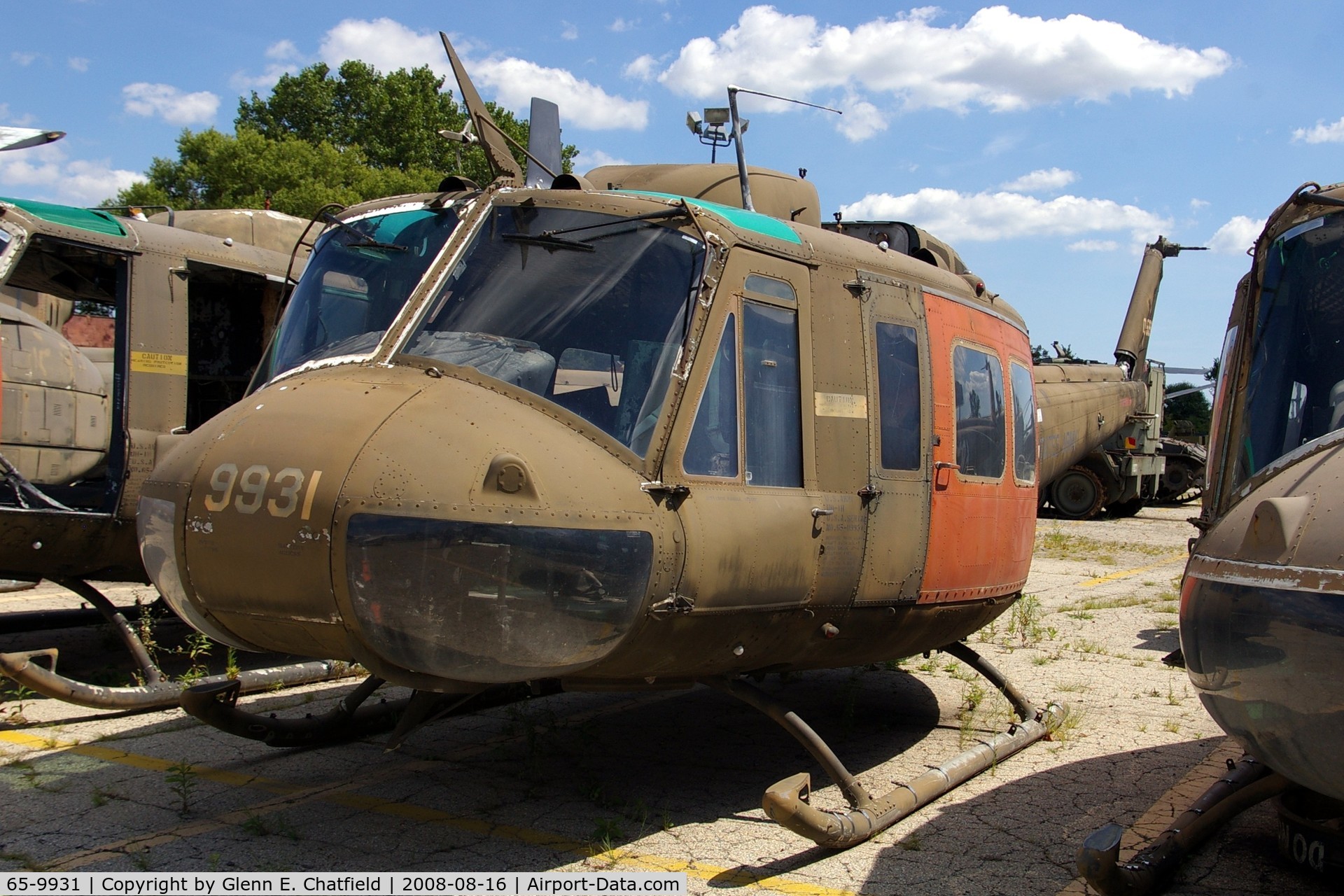 65-9931, 1965 Bell UH-1H Iroquois C/N 4975, At the Russell Military Museum, Russell, IL