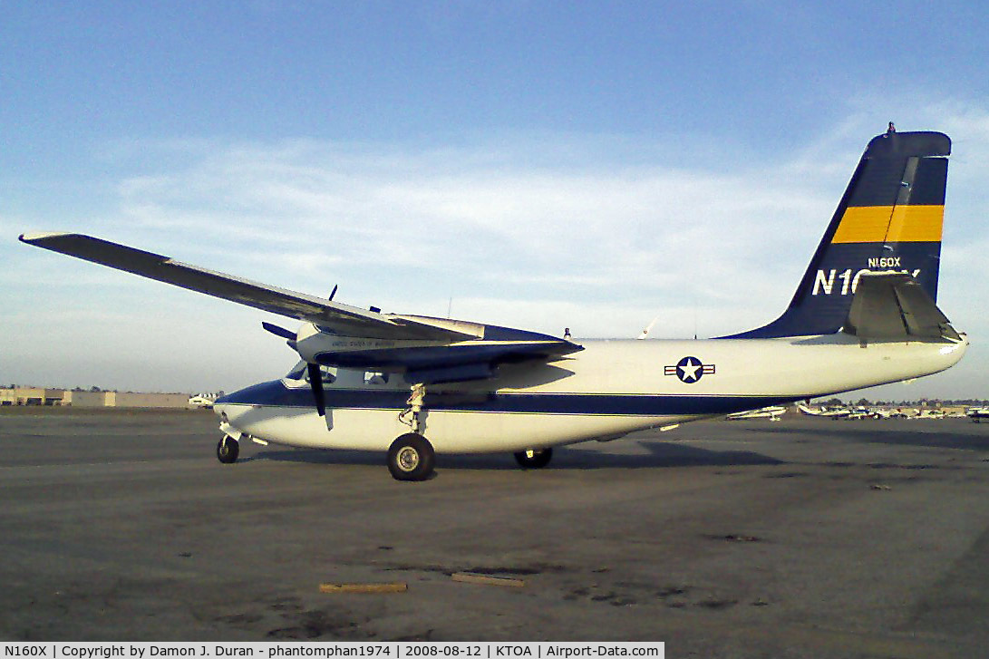N160X, 1963 Aero Commander 500-B C/N 500B-1300-115, Taken in transient area of TOA