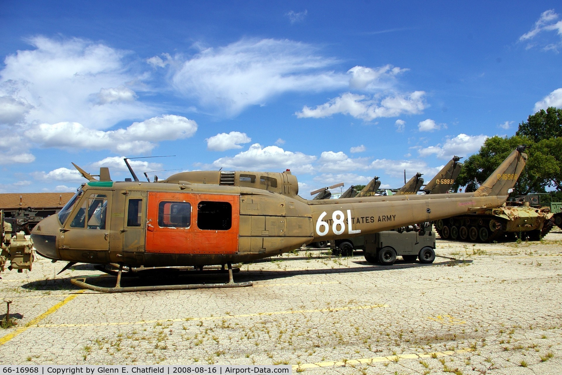 66-16968, 1966 Bell UH-1H Iroquois C/N 9162, At the Russell Military Museum, Russell, IL