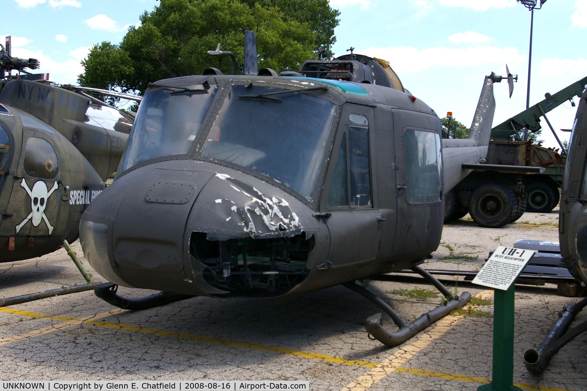 UNKNOWN, , At the Russell Military Museum, Russell, IL  UH-1B