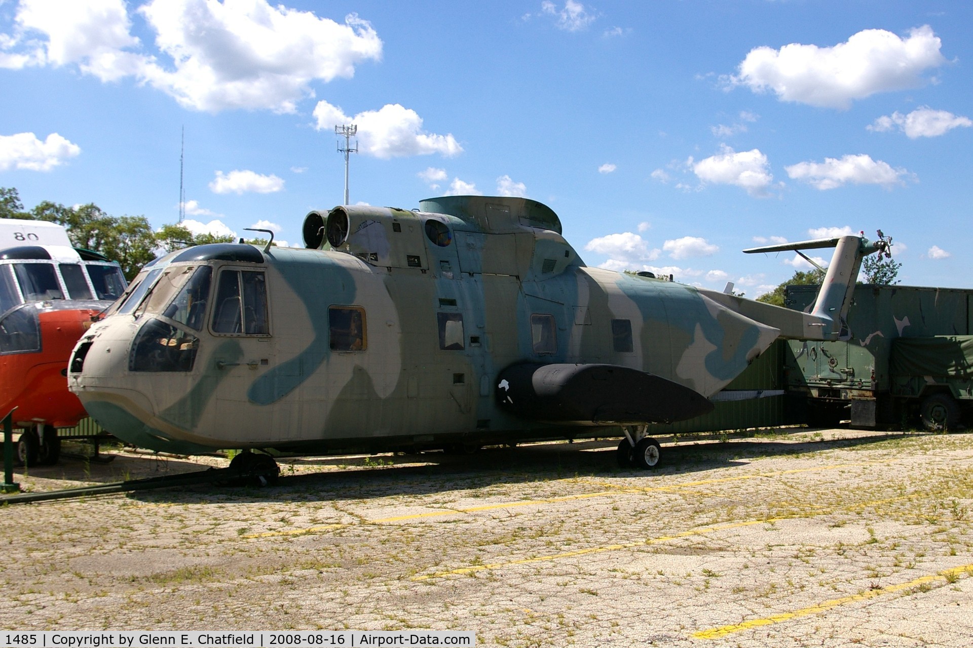 1485, Sikorsky HH-3F Pelican C/N 61662, At the Russell Military Museum, Russell, IL