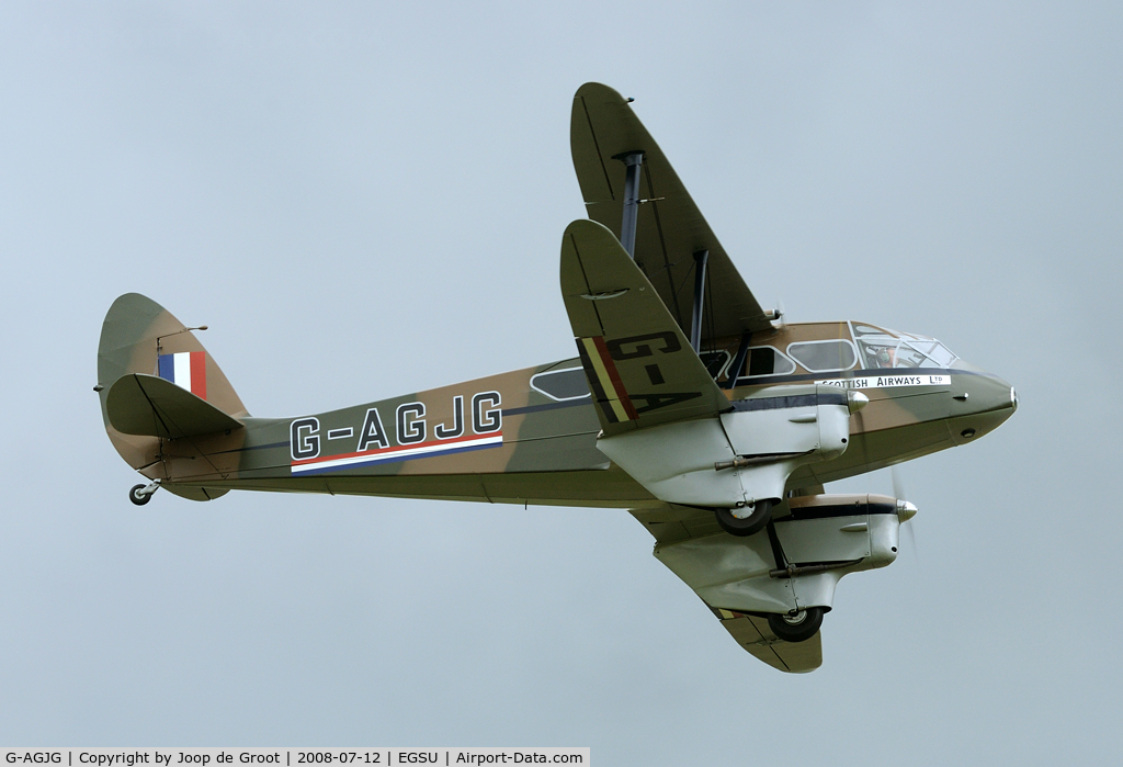 G-AGJG, 1941 De Havilland DH-89A Dominie/Dragon Rapide C/N 6517, Superbly restored Dragon Rapide.