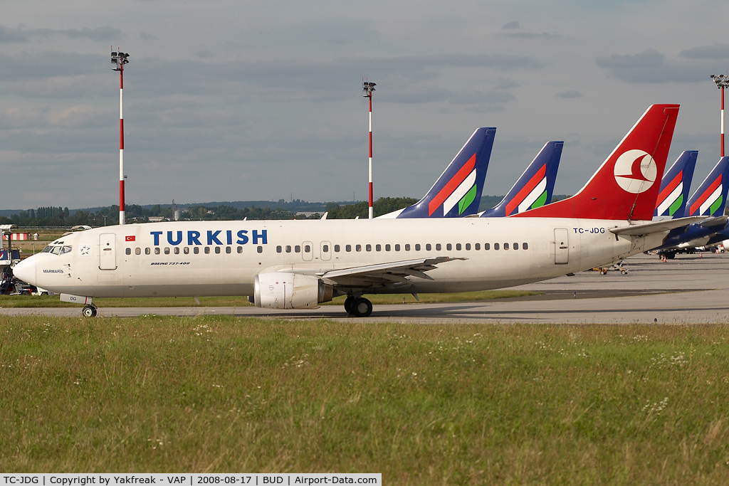 TC-JDG, 1992 Boeing 737-4Y0 C/N 25181, Turkish Airlines Boeing 737-400