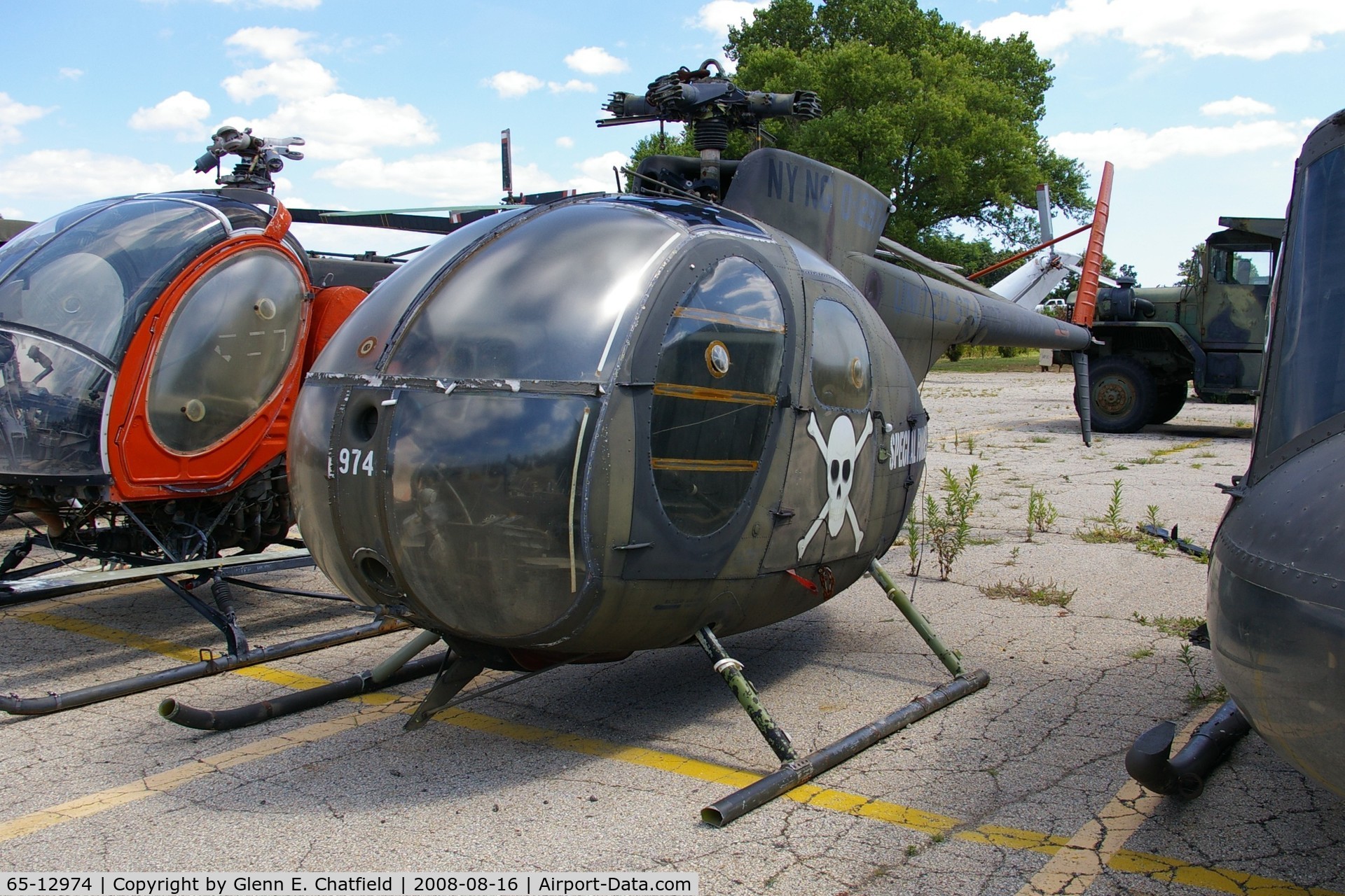 65-12974, 1965 Hughes OH-6A Cayuse C/N 0059, At the Russell Military Museum, Russell, IL