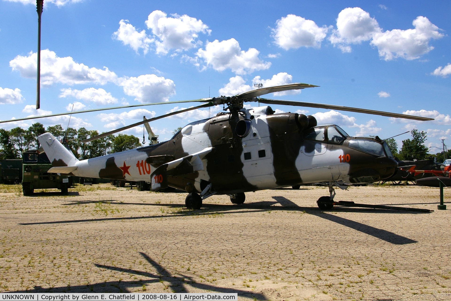 UNKNOWN, , Mi-24 at the Russell Military Museum, Russell, IL