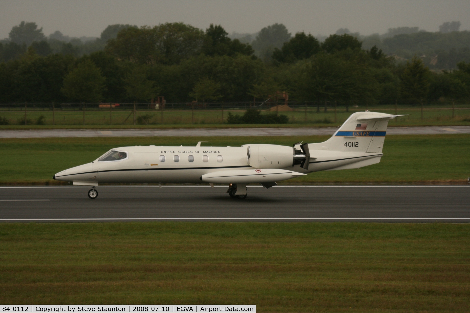 84-0112, 1994 Gates Learjet C-21A C/N 35A-558, Taken at the Royal International Air Tattoo 2008 during arrivals and departures (show days cancelled due to bad weather)