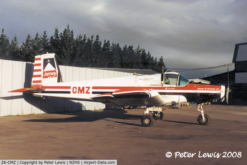 ZK-CMZ, Fletcher FU24-950M C/N 106, Johnson Air Services Ltd., Hastings - 1997