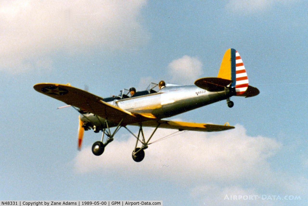 N48331, 1942 Ryan Aeronautical ST3KR C/N 1821, At Grand Prairie Municipal