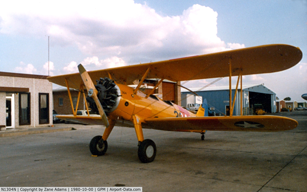 N1304N, 1950 Boeing E75 C/N 75-5380, At Grand Prairie Municipal