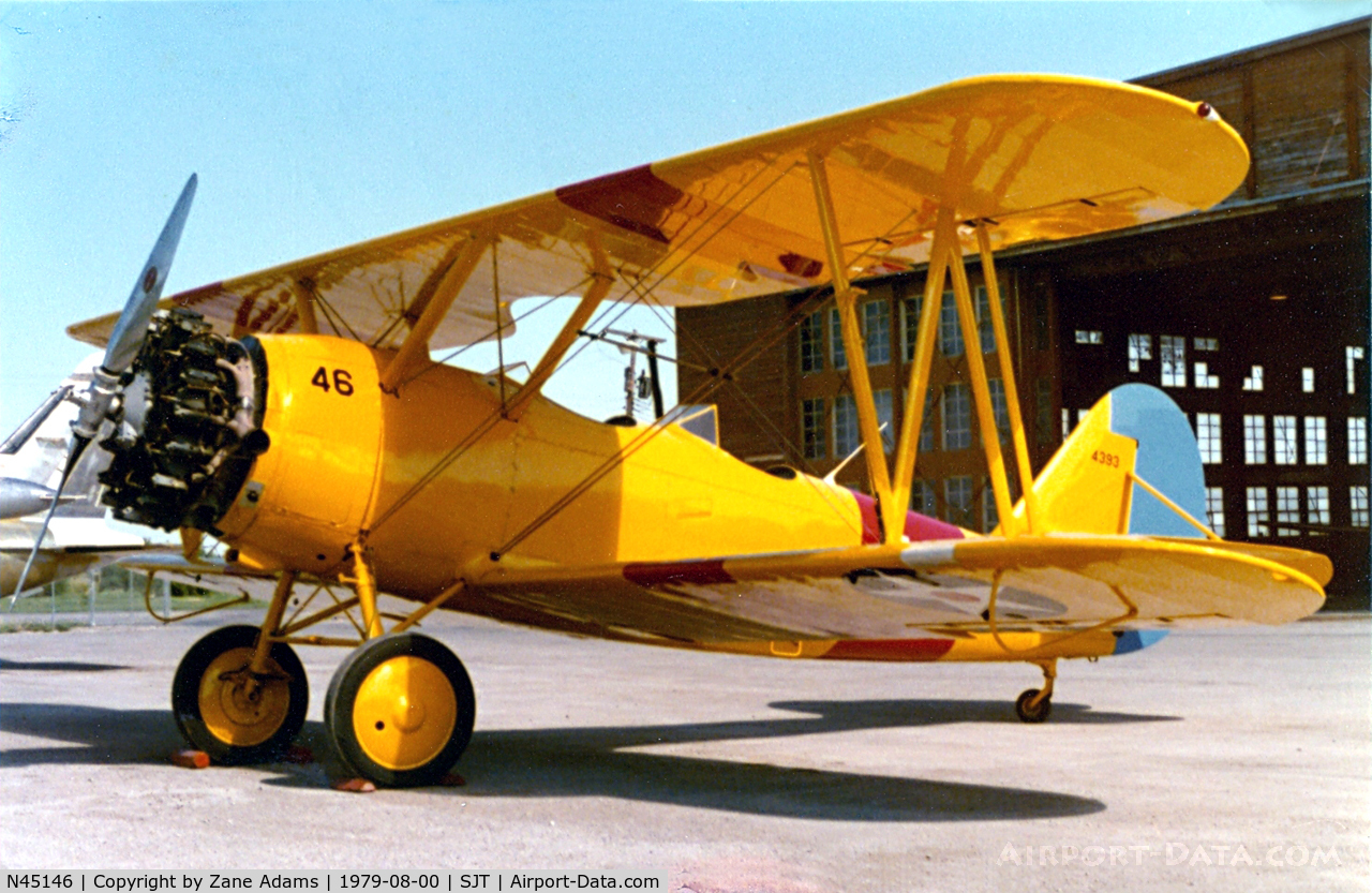 N45146, 1940 Naval Aircraft Factory N3N-3 C/N 4393, At San Angelo, TX