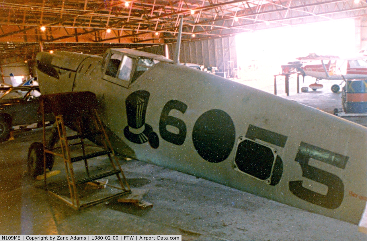 N109ME, Hispano HA-1112-M1L Buchon C/N 67, CAF Buchon (Spanish built Me-109) After returning from Europe for teh movie 