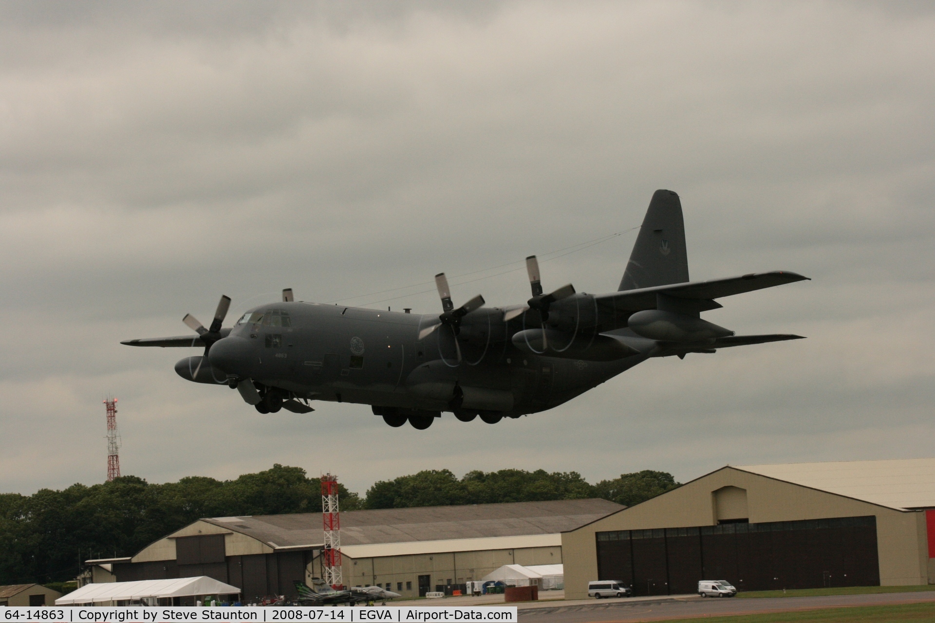 64-14863, 1964 Lockheed HC-130P Hercules C/N 382-4094, Taken at the Royal International Air Tattoo 2008 during arrivals and departures (show days cancelled due to bad weather)