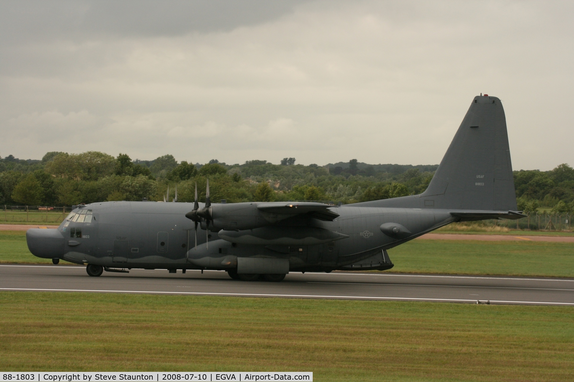 88-1803, 1988 Lockheed MC-130H Combat Talon II C/N 382-5173, Taken at the Royal International Air Tattoo 2008 during arrivals and departures (show days cancelled due to bad weather)