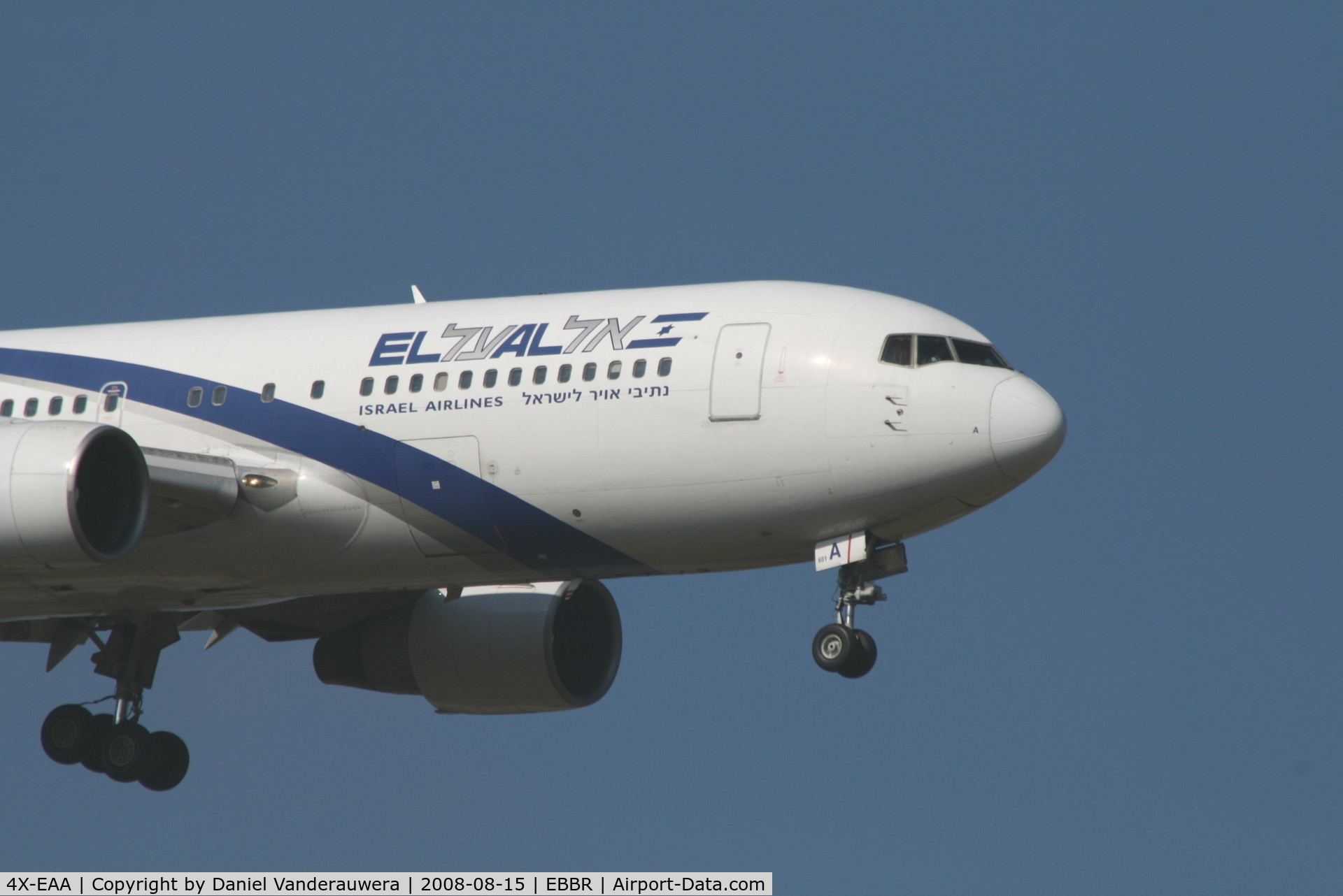 4X-EAA, 1983 Boeing 767-258 C/N 22972, arrival of flight LY331 to rwy 02