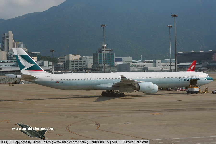 B-HQB, 2002 Airbus A340-642 C/N 453, Cathay Pacific
