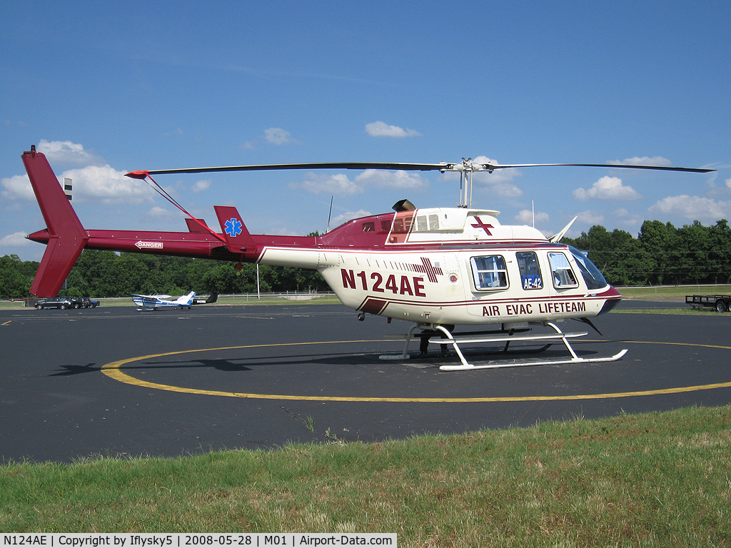 N124AE, 1992 Bell 206L-3 LongRanger III C/N 51591, N124AE Bell 206L-3 AirEvac Lifeteam