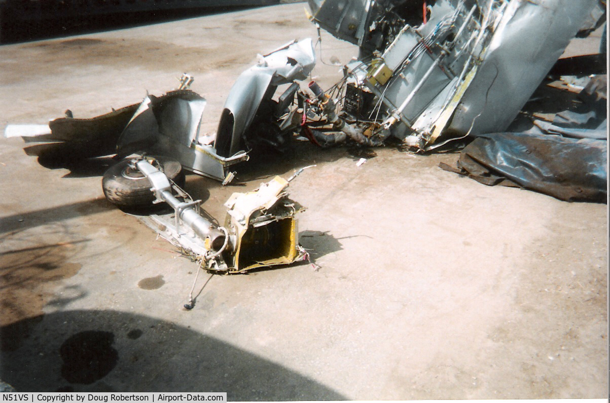 N51VS, 2004 North American S51D C/N 162, Crash Wreckage photo courtesy Mark Schroeder