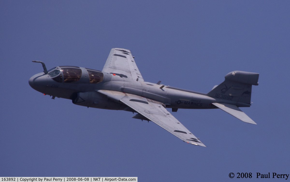 163892, Grumman EA-6B Prowler C/N P-167, Hard bank in the MAGTF