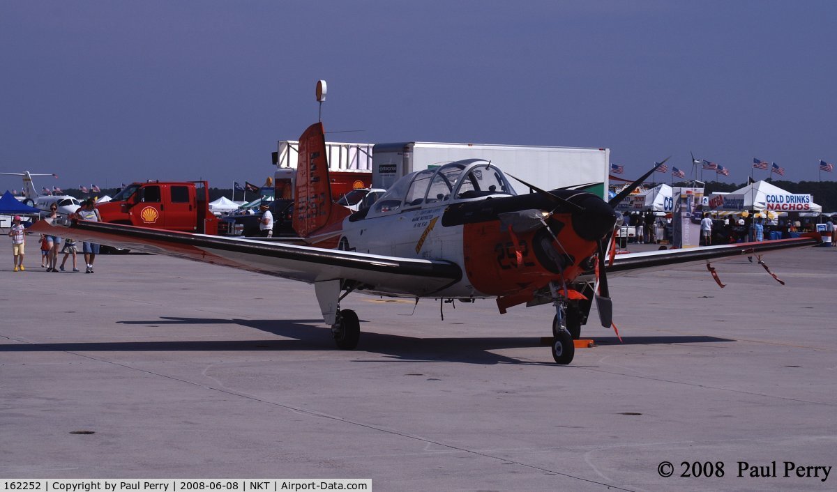 162252, Beech T-34C Mentor C/N GL-250, Yes, another trainer at Cherry Point.  All types were well represented
