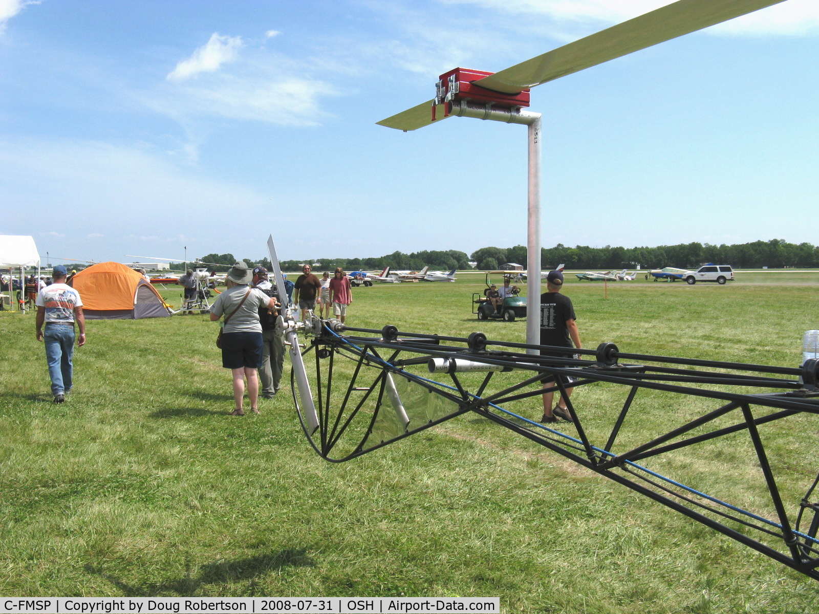 C-FMSP, 2008 Canadian Home Rotors Safari C/N 2136, 2008 LaFierriere Canadian Home Rotors SAFARI, Lycoming O-320, WINNER-EAA 2008 Gold Lindy Grand Champion Rotorcraft, anti-torque rotor