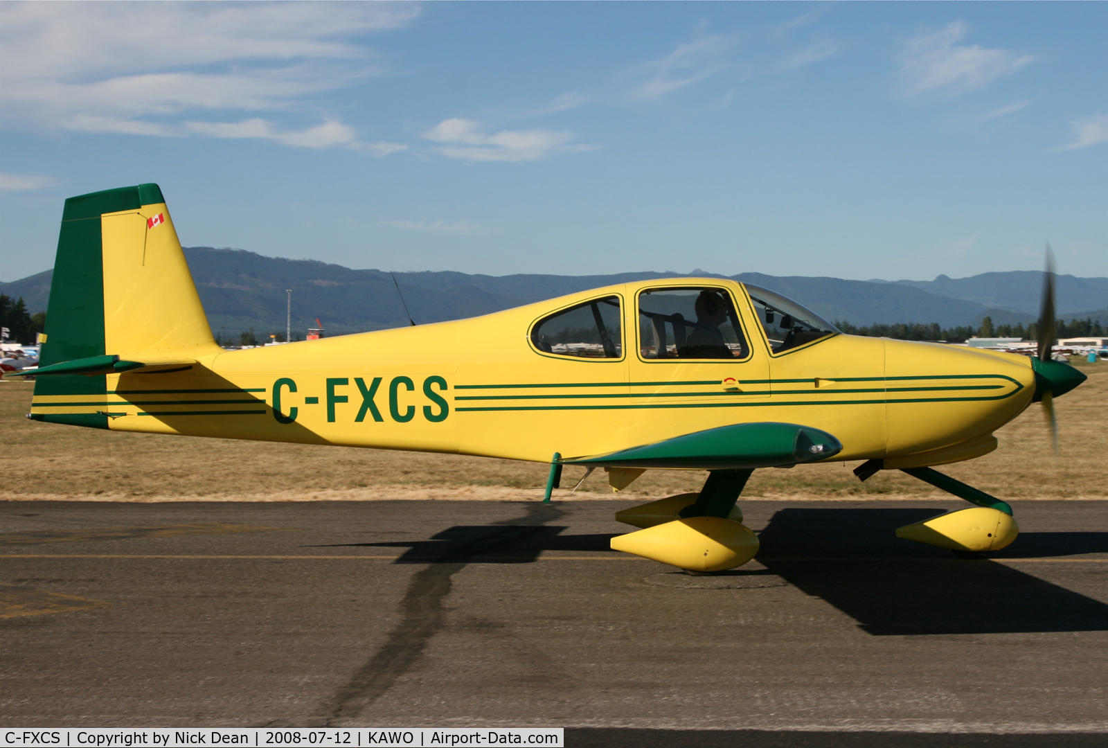 C-FXCS, 2007 Vans RV-10 C/N 40297, Arlington fly in