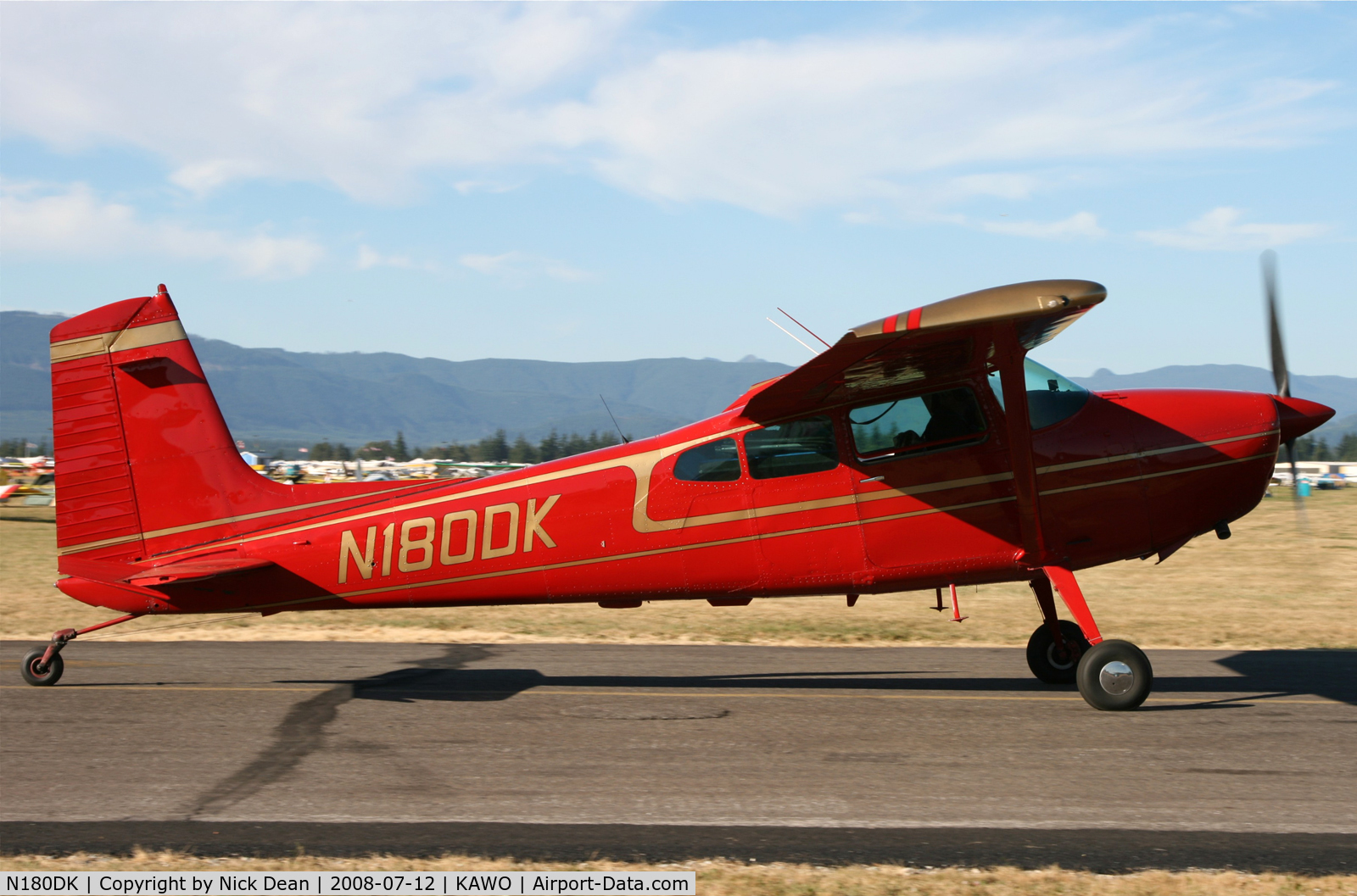 N180DK, 1974 Cessna 180J C/N 18052456, Arlington fly in