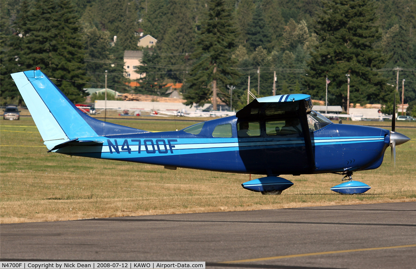 N4700F, 1966 Cessna P206A Super Skylane C/N P206-0300, Arlington fly in