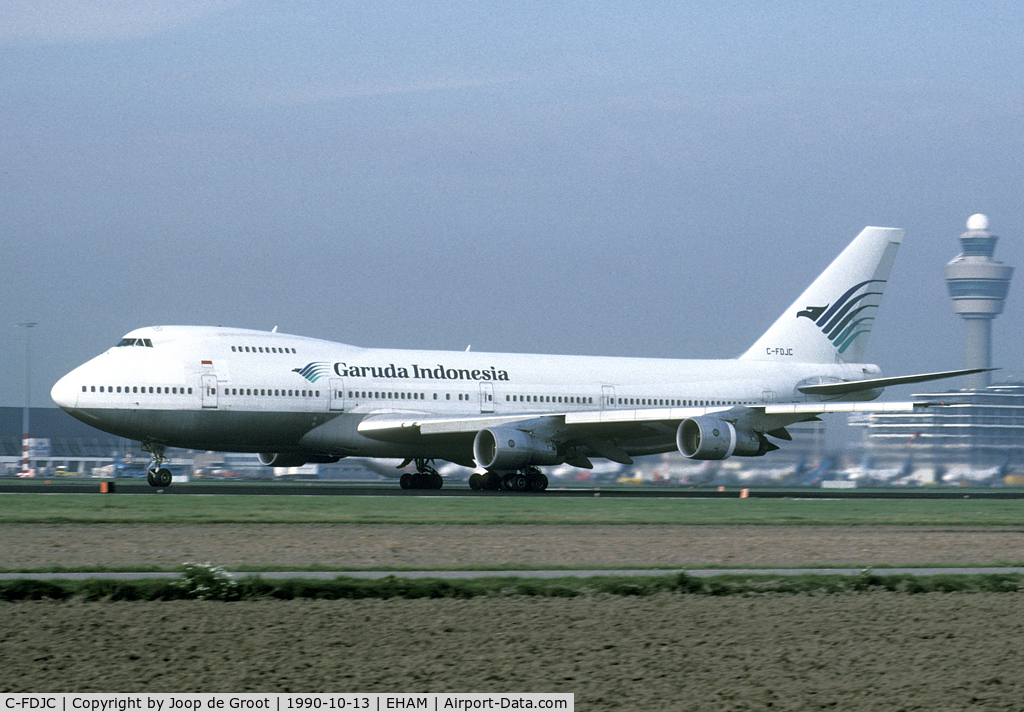 C-FDJC, 1971 Boeing 747-1D1 C/N 20208, Garuda briefly used this former Wardair 747 in the early 90's.